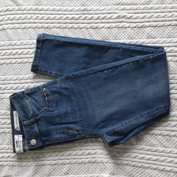 Womans Cotton:On Mid Ceopped Skinny Size 8 Light Denim Wash - Picture 1 of 6